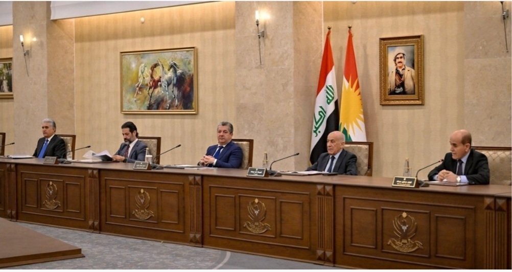 ئەنجومەنی وەزیران جەخت لە پەیوەندی و هاوئاهەنگیکردن لەگەڵ لایەنە پەیوەندیدارەکانی حکومەتی فیدڕاڵ دەکات